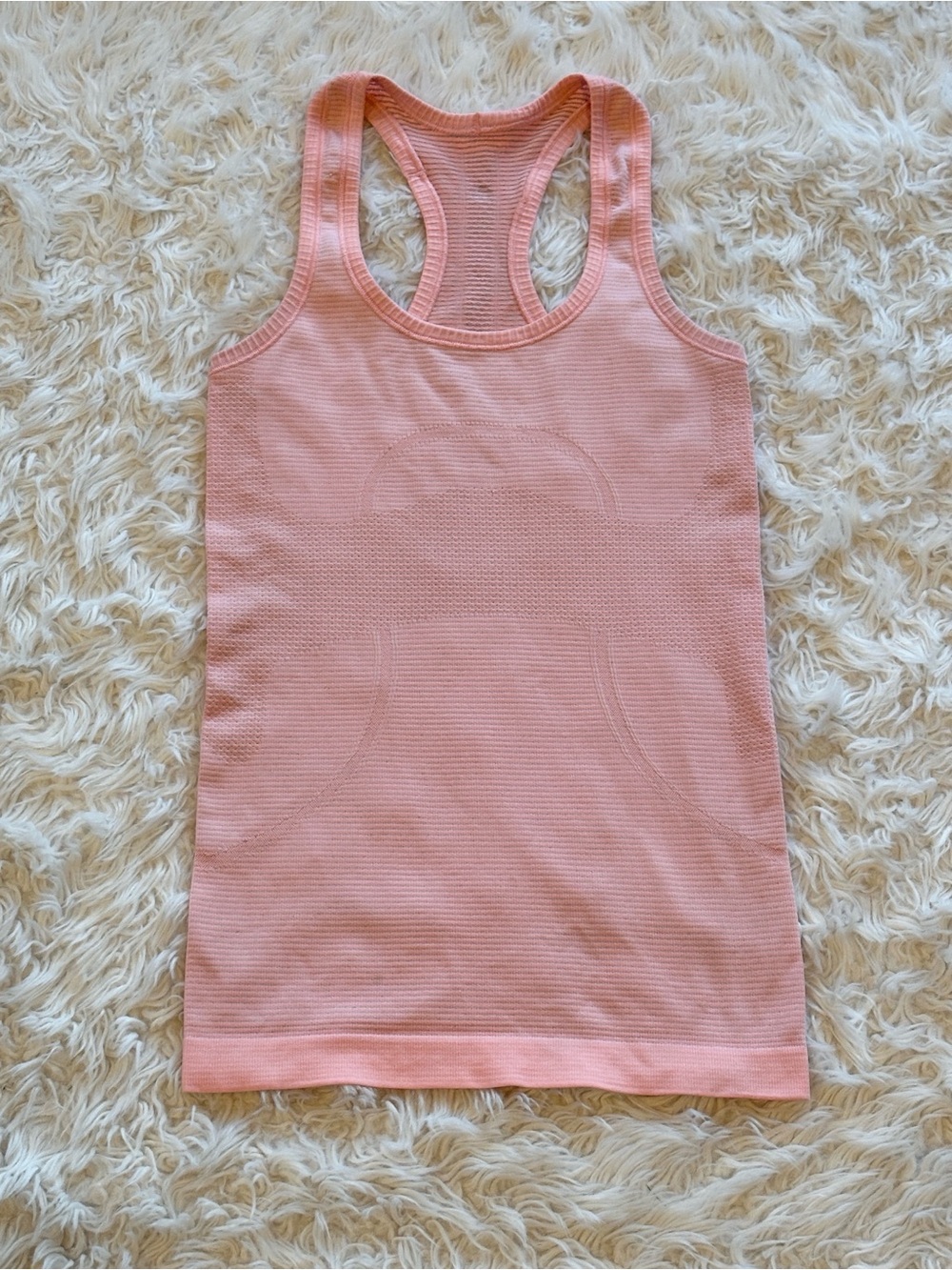 Lululemon Swiftly Tech Racerback Tank peachy pink size 2
